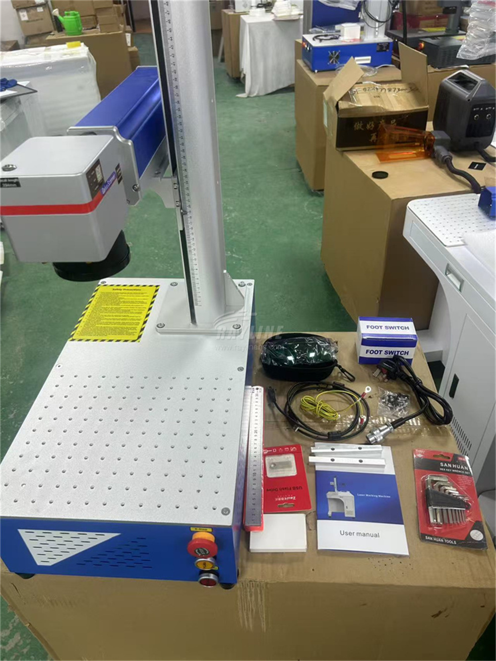 30W 50W 100W Portable 3D Fiber - Fiber Laser Marking Machine 30W 评论和价格