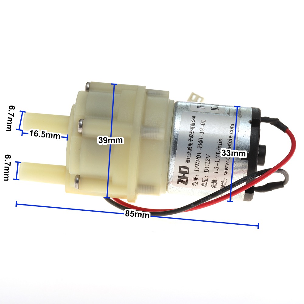 DC6-12V Small 528 Water Pump w - Mini Peristaltic Pump 12V 评论和价格