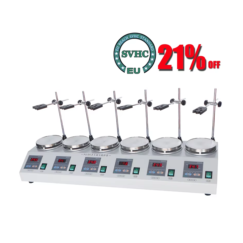 220V 6-head Magnetic Heating S - Lab Magnetic Stirrer Hot Plate 评论和价格