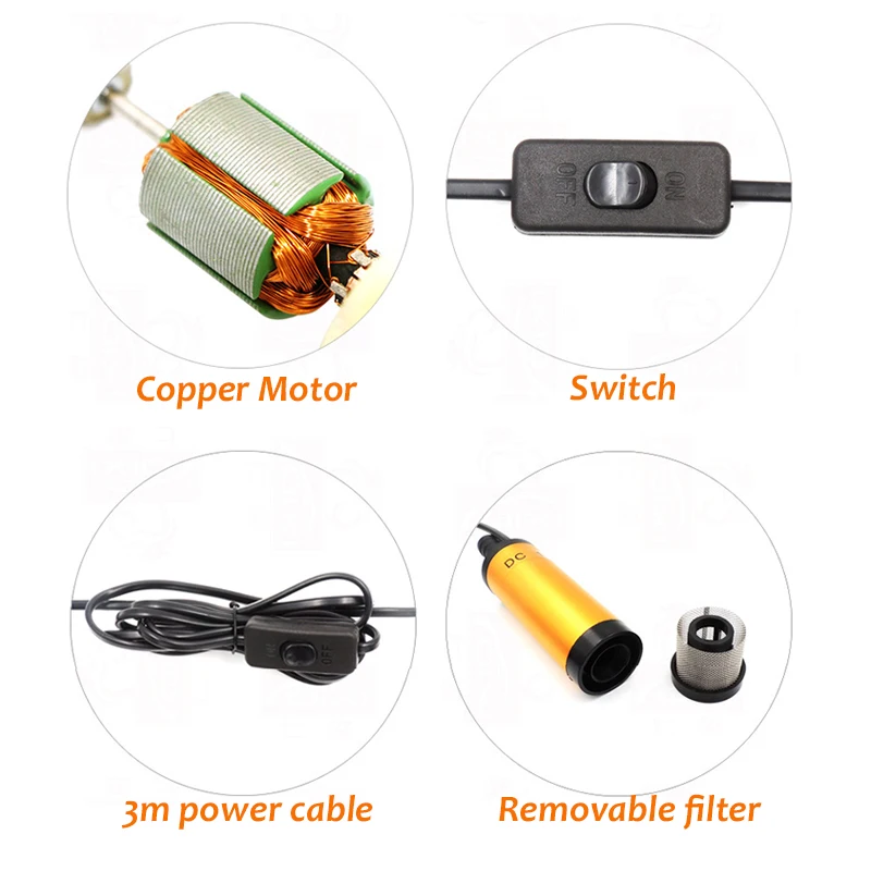 Mini Submersible Diesel Fuel T - Mini Peristaltic Pump 12V 评论和价格
