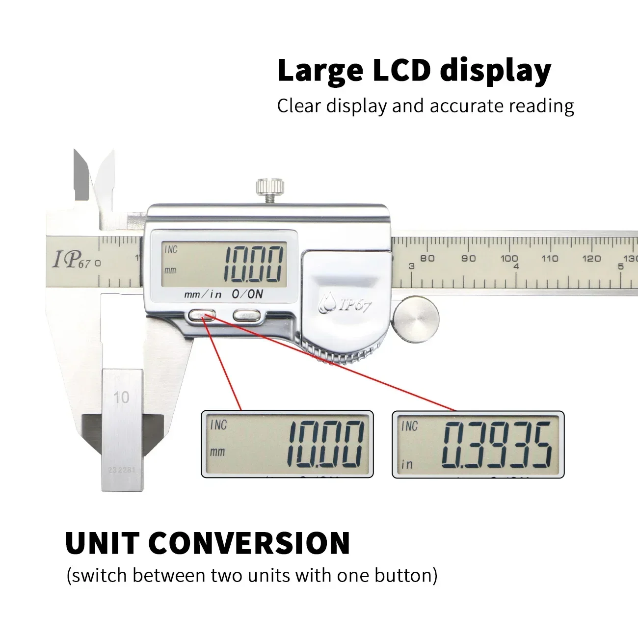 150 mm IP67 Waterproof Digital - Digital Caliper 150Mm Stainless Steel 评论和价格